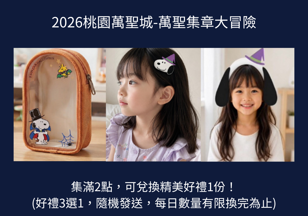 2026桃園萬聖城贈品兌換處位置圖